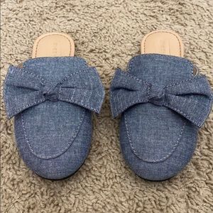 Denim Mules